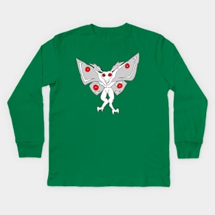 The Eyes of the Mothman Kids Long Sleeve T-Shirt